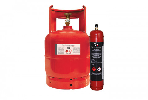 1.8 kg R32 REFILL gas cylinder with left-hand 1/2” ACME valve - Refrigerant  Boys