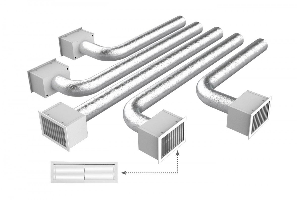 AIRONE KIT FLAT - Sistema a Cavo con TIRANTI SNODATI