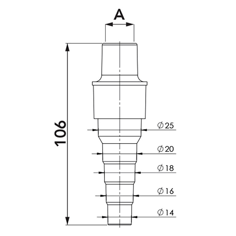 3752_ - TUBO SCARICO CONDENSA FLESSIBILE 18 20 AZZURRO RINFORZATO  TECNOSYSTEMI CONDIZIONAMENTO (TUBO CONDENSA Ø 18 - 20) - TECNOSYSTEMI