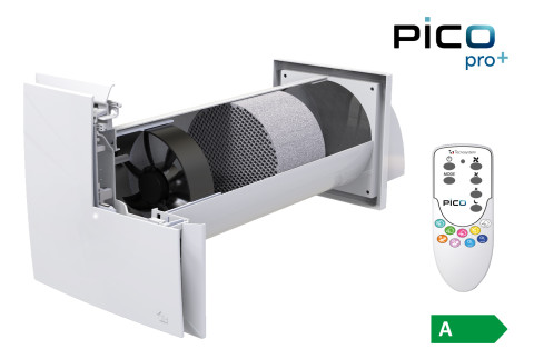 PICO PRO PLUS + Ventilation units with wall-mounted point heat recovery