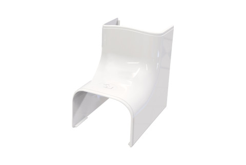 OPTIMA CAI CLEAN internal corner curve, white CLEAN