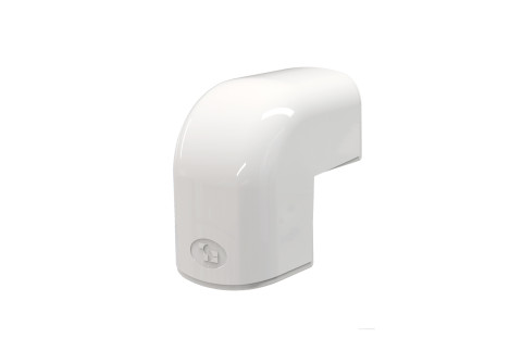 OPTIMA CAE CLEAN external corner curve, white CLEAN